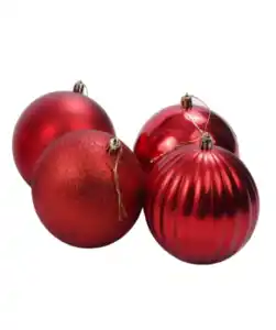 Christbaumkugeln, rot