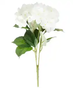 Kunstblume Hortensie, weiß