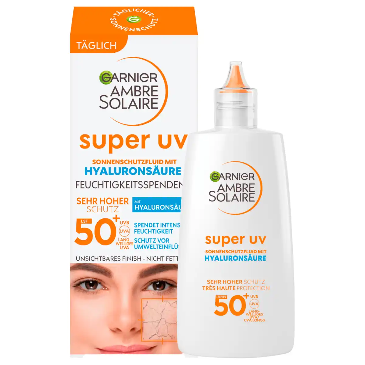 Bild 1 von Garnier Ambre Solaire Sonnenschutz Fluid Super UV LSF 50+40ml