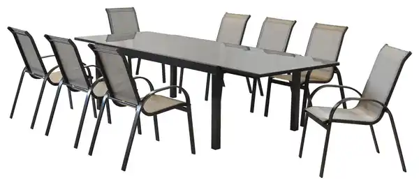 Bild 1 von GARTENSET AMALFI, Braun, Graphitfarben