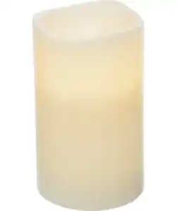 LED-Kerze Weihnachten, creme