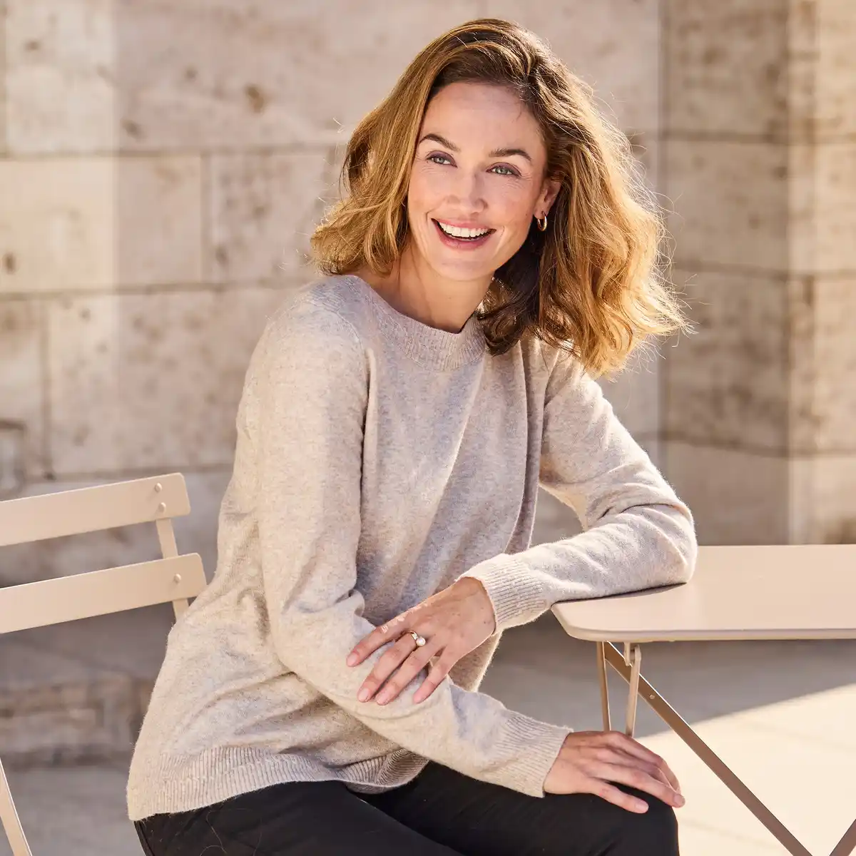 Bild 1 von Damen-Pullover mit RWS-zertifizierter Wolle