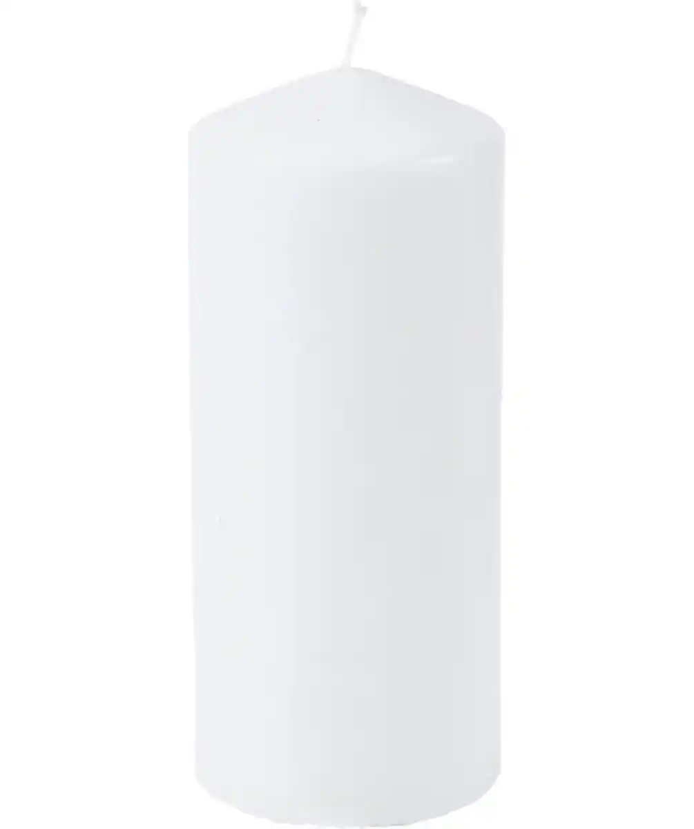Bild 1 von Weiße Stumpenkerze, weiß