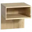 Bild 1 von Linea Natura Nachtschrank, Eiche, Holz, Eiche, teilmassiv, 40x44x40 cm, Typenauswahl, Schlafzimmer, Nachttische