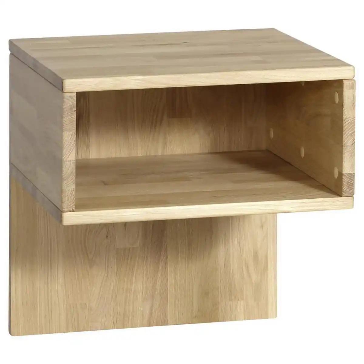 Bild 1 von Linea Natura Nachtschrank, Eiche, Holz, Eiche, teilmassiv, 40x44x40 cm, Typenauswahl, Schlafzimmer, Nachttische