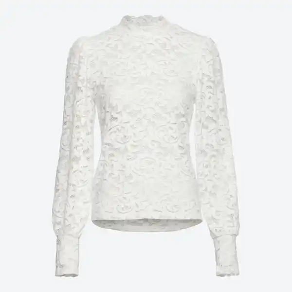 Bild 1 von Damen-Langarmshirt aus Spitze
