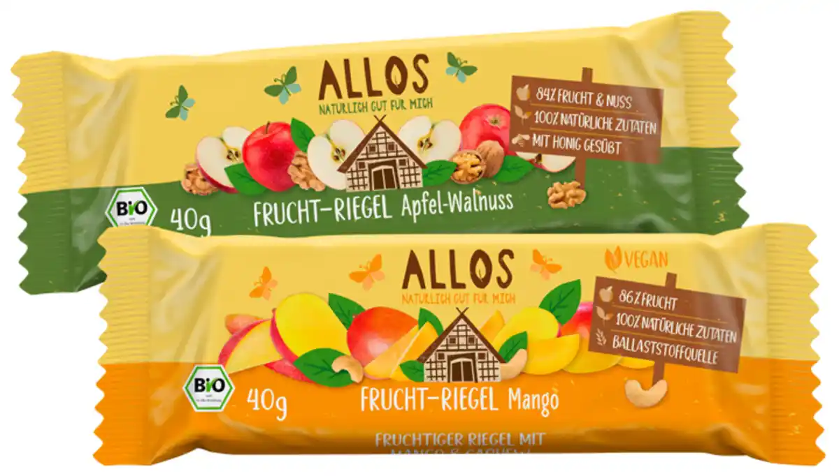 Bild 1 von Frucht- oder Rohkostriegel