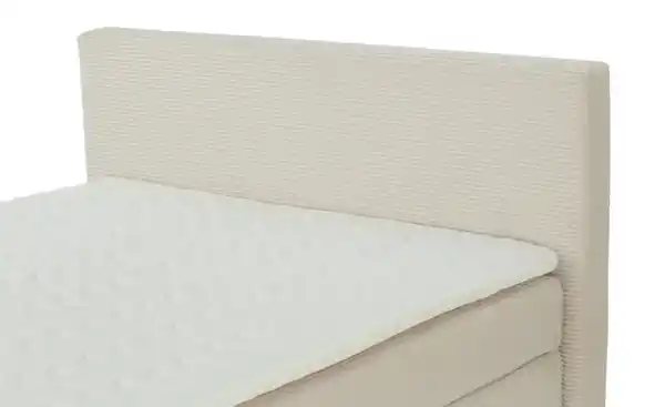 Bild 2 von smart Boxbett mit Topper, Cordbezug, Beige Basic