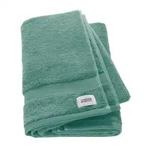 Schöner Wohnen Duschtuch SW-Cuddly, Grün, Mintgrün, Pastellgrün, Salbeigrün, Textil, Uni, 70x140 cm, Oeko-Tex® Standard 100, Aufhängeschlaufe, durchgefärbt, angenehm weich, hochwertige Qualit