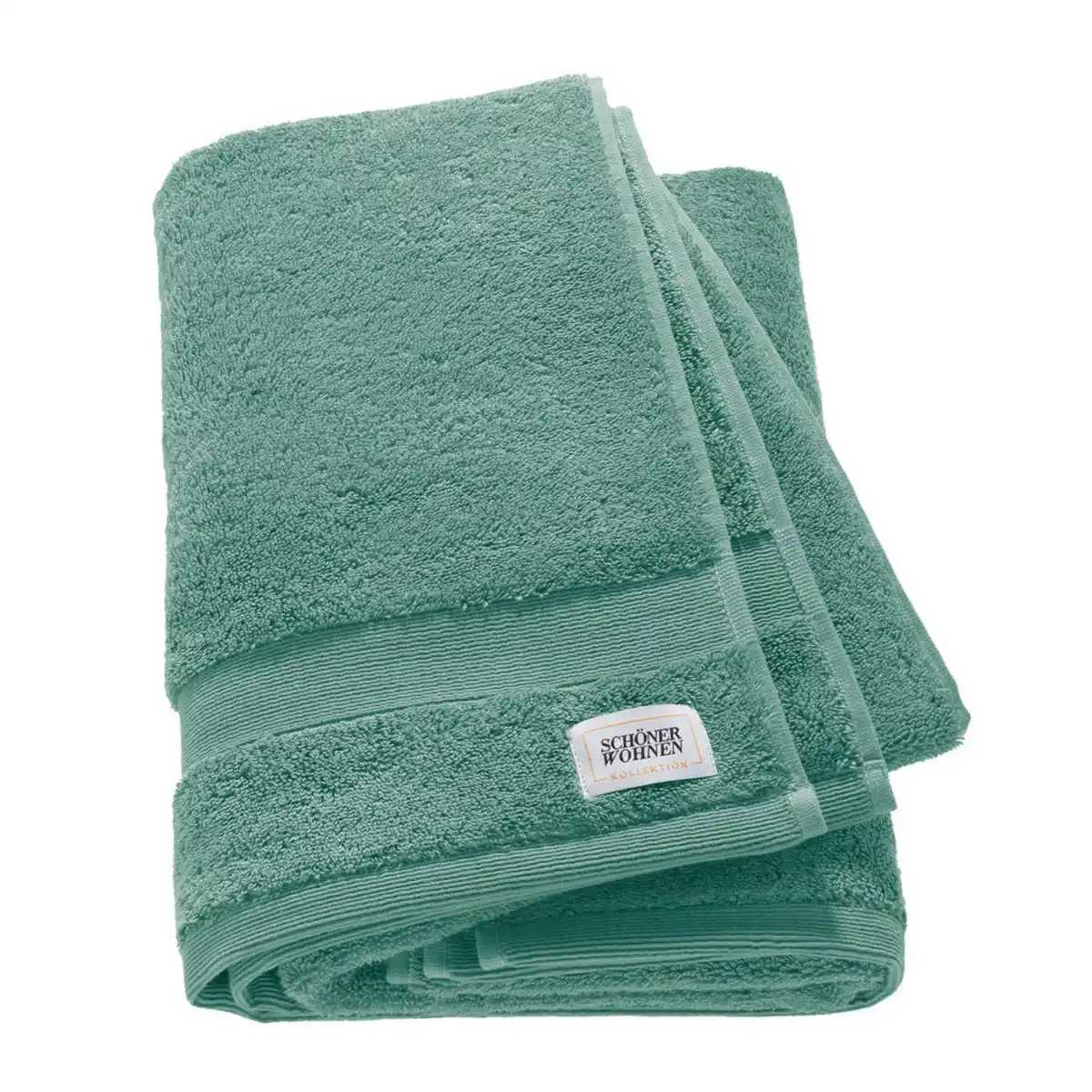 Bild 1 von Schöner Wohnen Duschtuch SW-Cuddly, Grün, Mintgrün, Pastellgrün, Salbeigrün, Textil, Uni, 70x140 cm, Oeko-Tex® Standard 100, Aufhängeschlaufe, durchgefärbt, angenehm weich, hochwertige Qualit