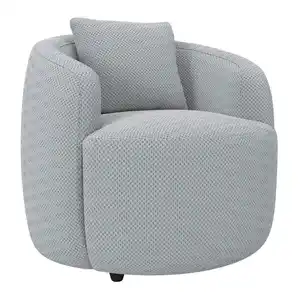 Livetastic Sessel Pina, Grauweiß, Textil, 81x74x81 cm, Made in EU, Stühle