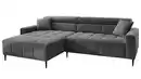 Bild 1 von Ecksofa Cord grau ausziehbar - Sitztiefenverstellung 256 cm - SIMPLE