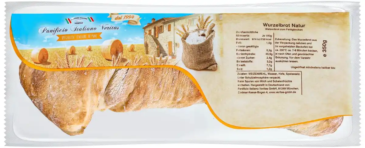 Bild 1 von PANIFICIO ITALIANO VERITAS Wurzelbrot, 350-g-Packg.
