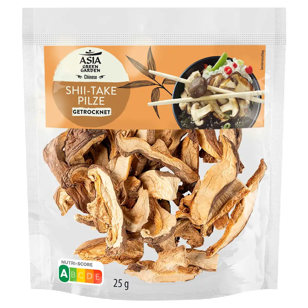 Bild 1 von ASIA GREEN GARDEN Pilze getrocknet 25 g, Shiitake Pilze