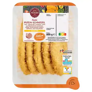MEINE METZGEREI Puten Schnitzel Wiener Art 800 g