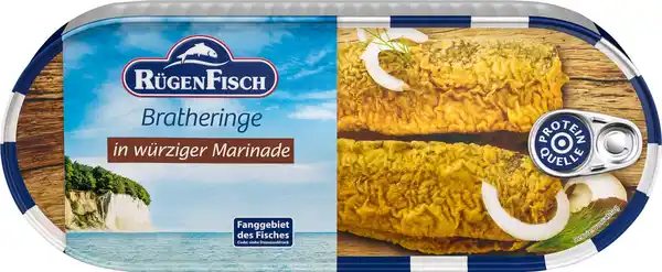 Bild 1 von RÜGEN FISCH Bratheringe, 500-g-Dose