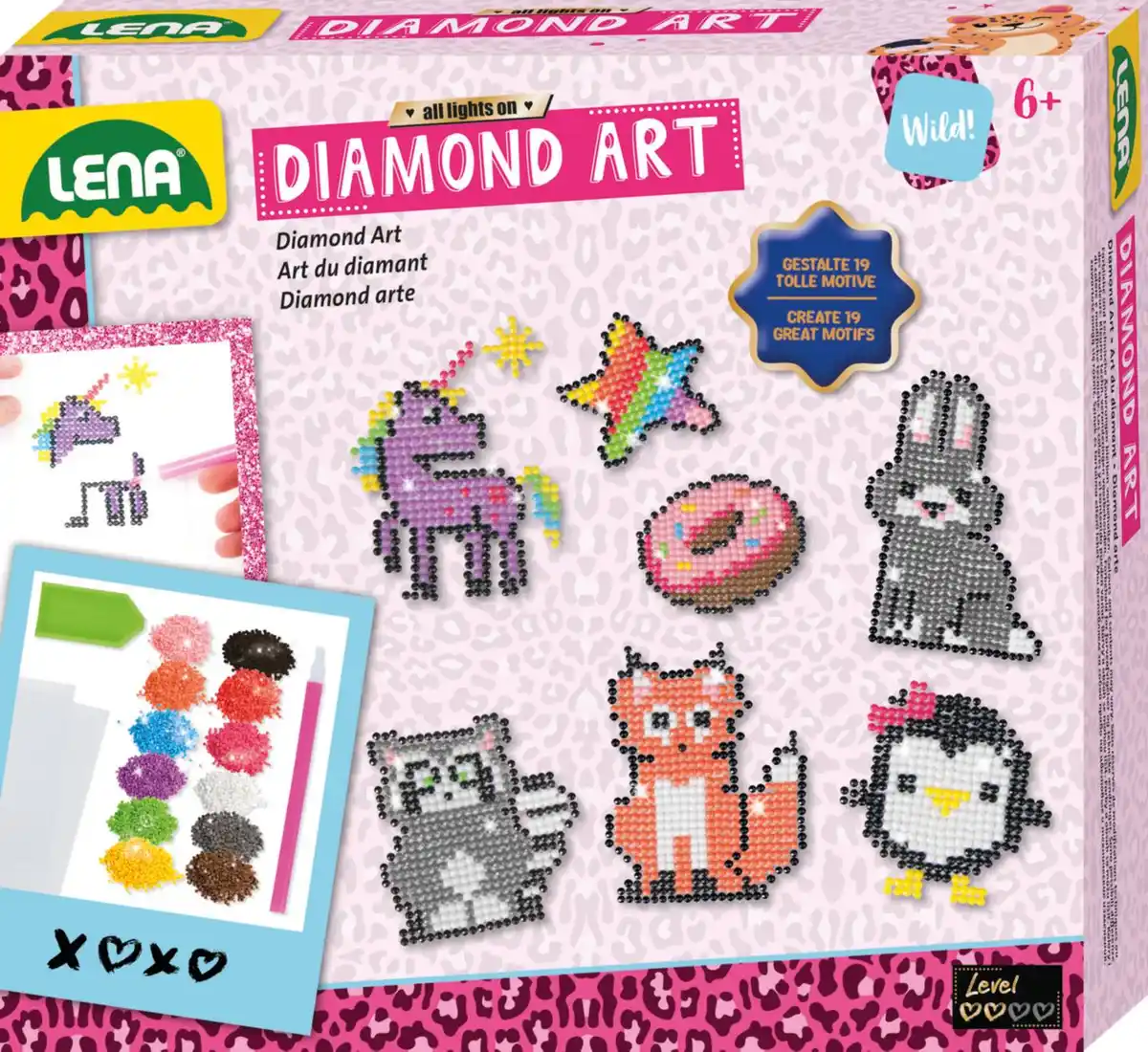 Bild 1 von LENA Kreativ-Set »Diamond Art Sticker«