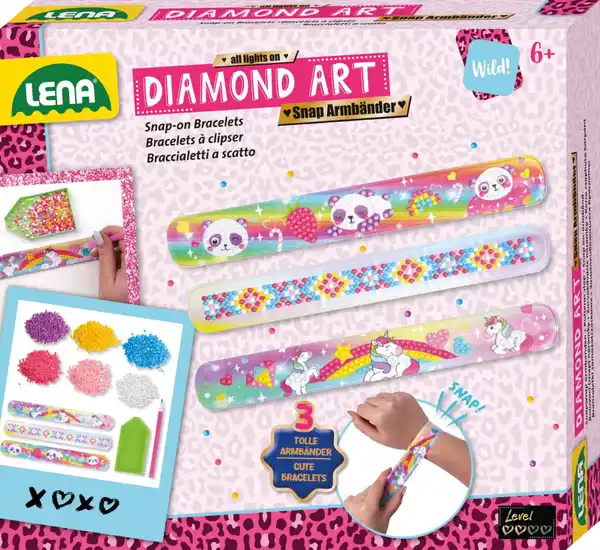 Bild 1 von LENA Kreativ-Set »Diamond Art Armbänder«