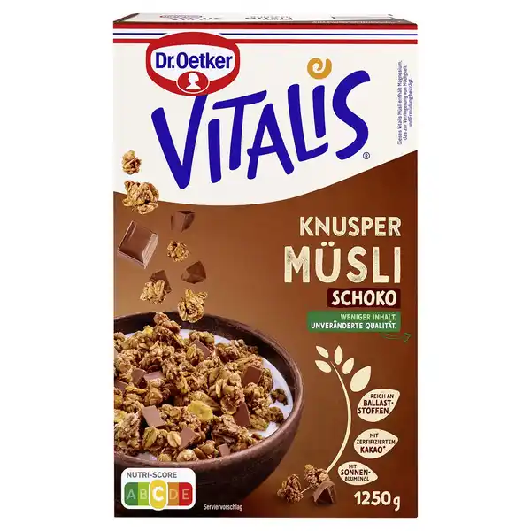 Bild 1 von DR. OETKER Vitalis, Knusper Müsli Schoko