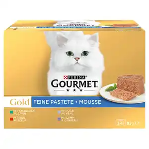 GOURMET GOLD Katzenfutter 24 x 85 g