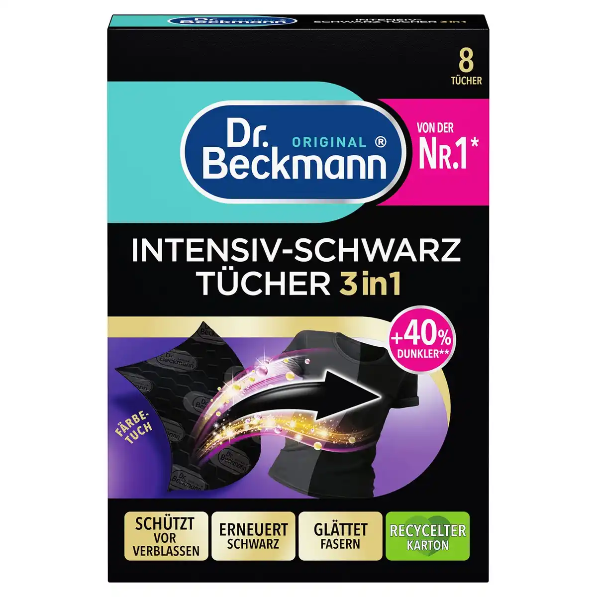 Bild 1 von DR. BECKMANN Intensiv Schwarz Tücher