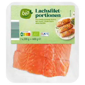 BIO Bio-Lachsportionen 600 g