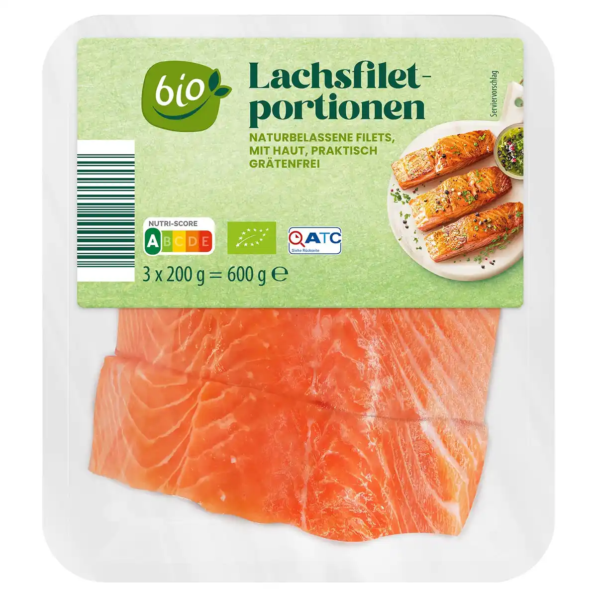 Bild 1 von BIO Bio-Lachsportionen 600 g