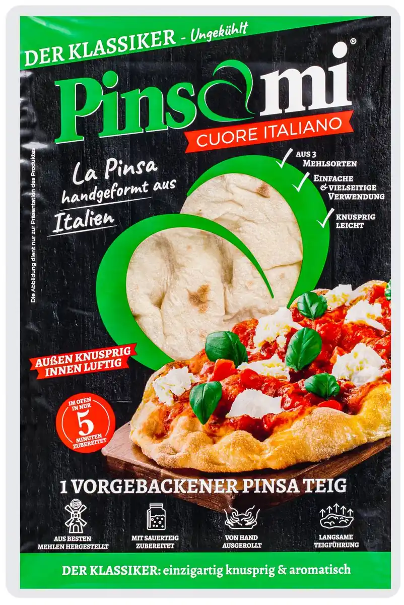 Bild 1 von PINSAMI Vorgebackener Pinsateig, 1 St. = 230-g-Packg.