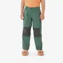 Bild 1 von QUECHUA Wanderhose Zip-Off-Hose MH500 Kinder Gr. 92–122 dunkelgrün