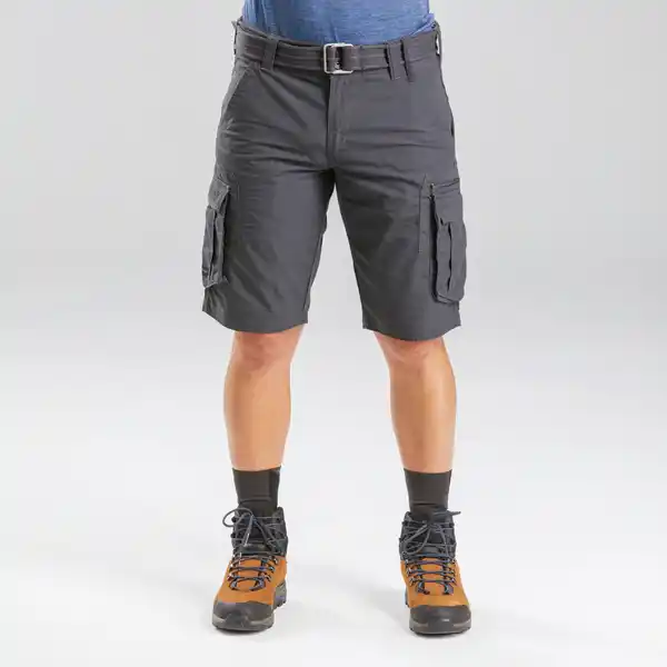 Bild 1 von FORCLAZ Cargo-Shorts Herren Trekking Backpacking - Travel 500 grau