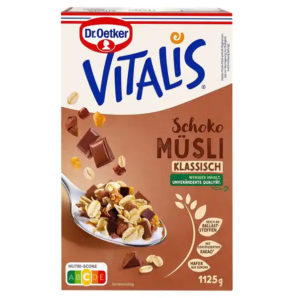 Bild 1 von DR. OETKER Vitalis, Schoko Müsli klassisch