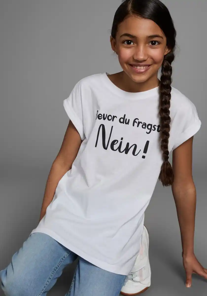 Bild 1 von KIDSWORLD T-Shirt Bevor Du fragst: NEIN! in weiter legerer Form