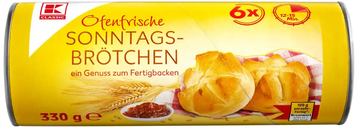 Bild 1 von K-CLASSIC Frischteig, 330 - 340-g-Packg.