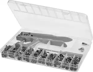 TALENTUS® Druckknopf-Set Metall, 106-teilig