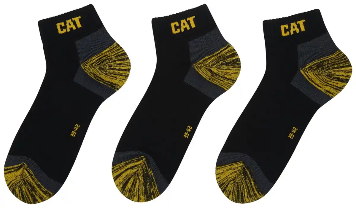 Bild 1 von CAT Herren-Sneakersocken, 3 Paar
