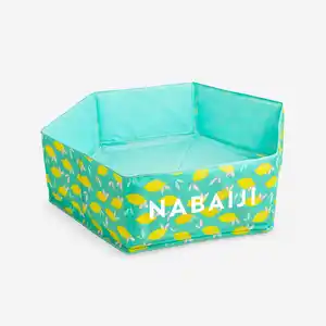NABAIJI Planschbecken Kinder faltbar mit Tasche 88,5 cm Durchmesser - Tidipool Zitrone
