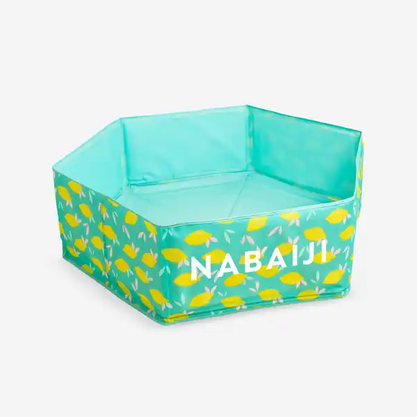 Bild 1 von NABAIJI Planschbecken Kinder faltbar mit Tasche 88,5 cm Durchmesser - Tidipool Zitrone