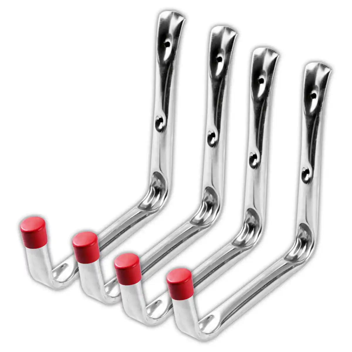 Bild 1 von Kraft Werkzeuge Schwerlasthaken-Set 4tlg.