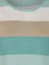 Bild 3 von Damen Pullover "Cashmere Like" mit breiten Frabstreifen Türkis