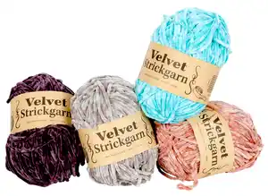Velvet-Strickgarn 300g besonders weiches Velourgarn