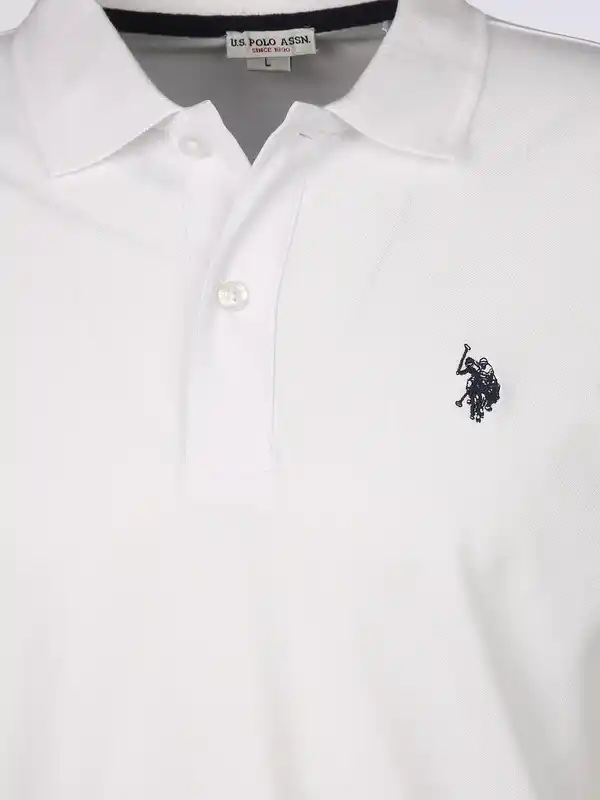 Bild 3 von Herren Poloshirt mit Stickerei Weiß
