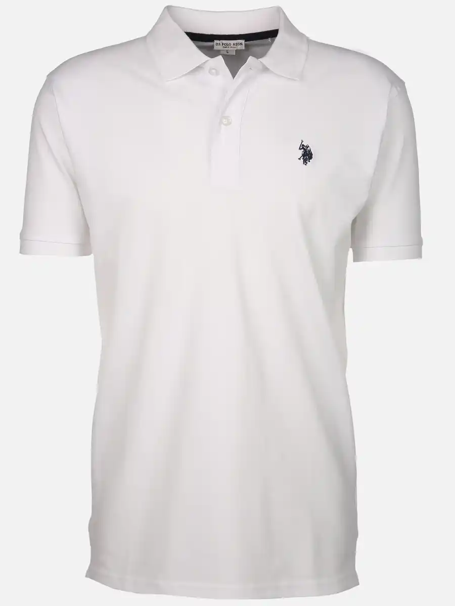 Bild 1 von Herren Poloshirt mit Stickerei Weiß