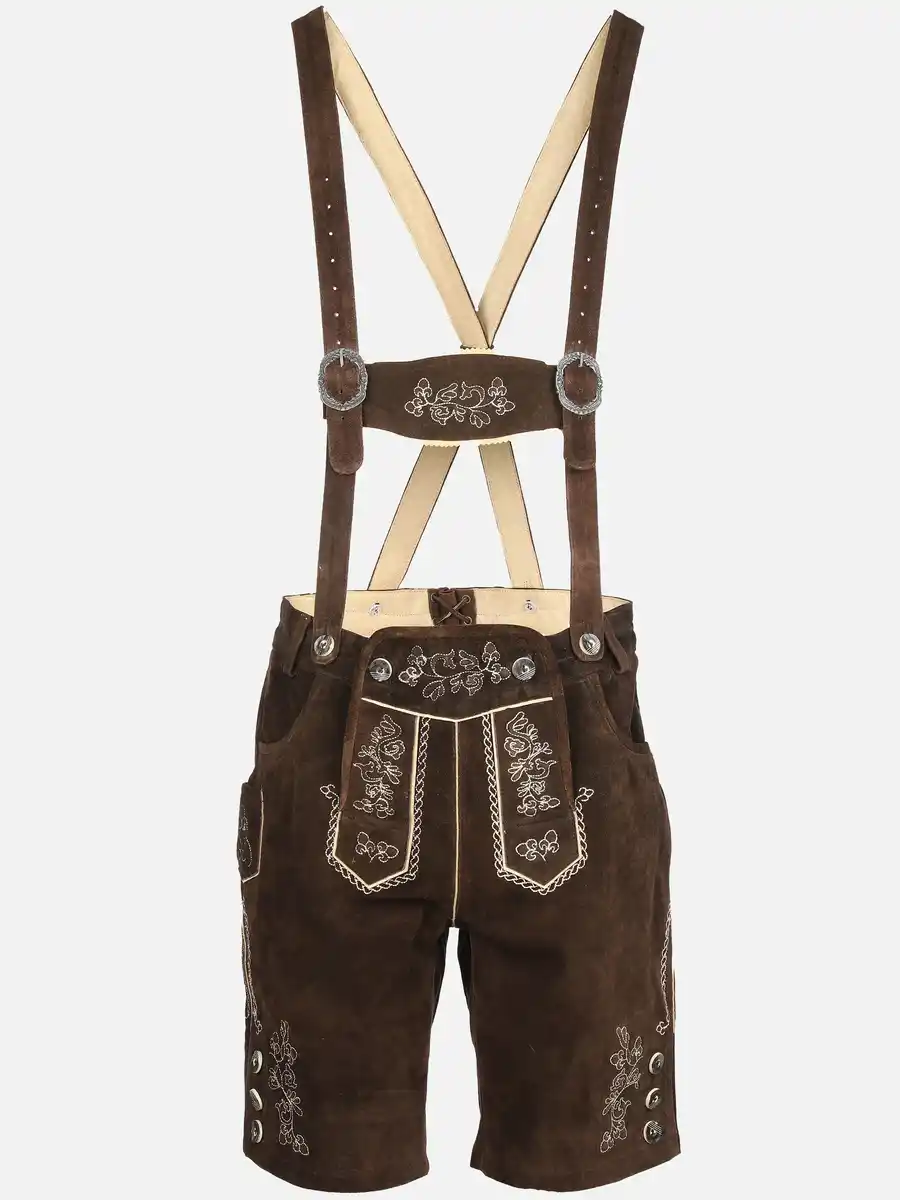Bild 1 von Herren Trachtenhose in Echtleder Braun