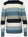 Bild 2 von Damen Pullover "Cashmere Like" mit breiten Frabstreifen Blau