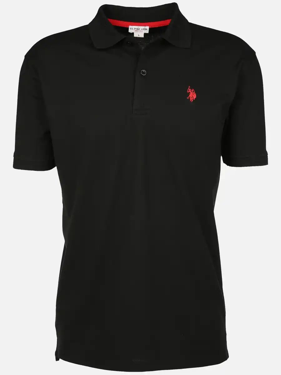 Bild 1 von Herren Poloshirt mit Stickerei Schwarz
