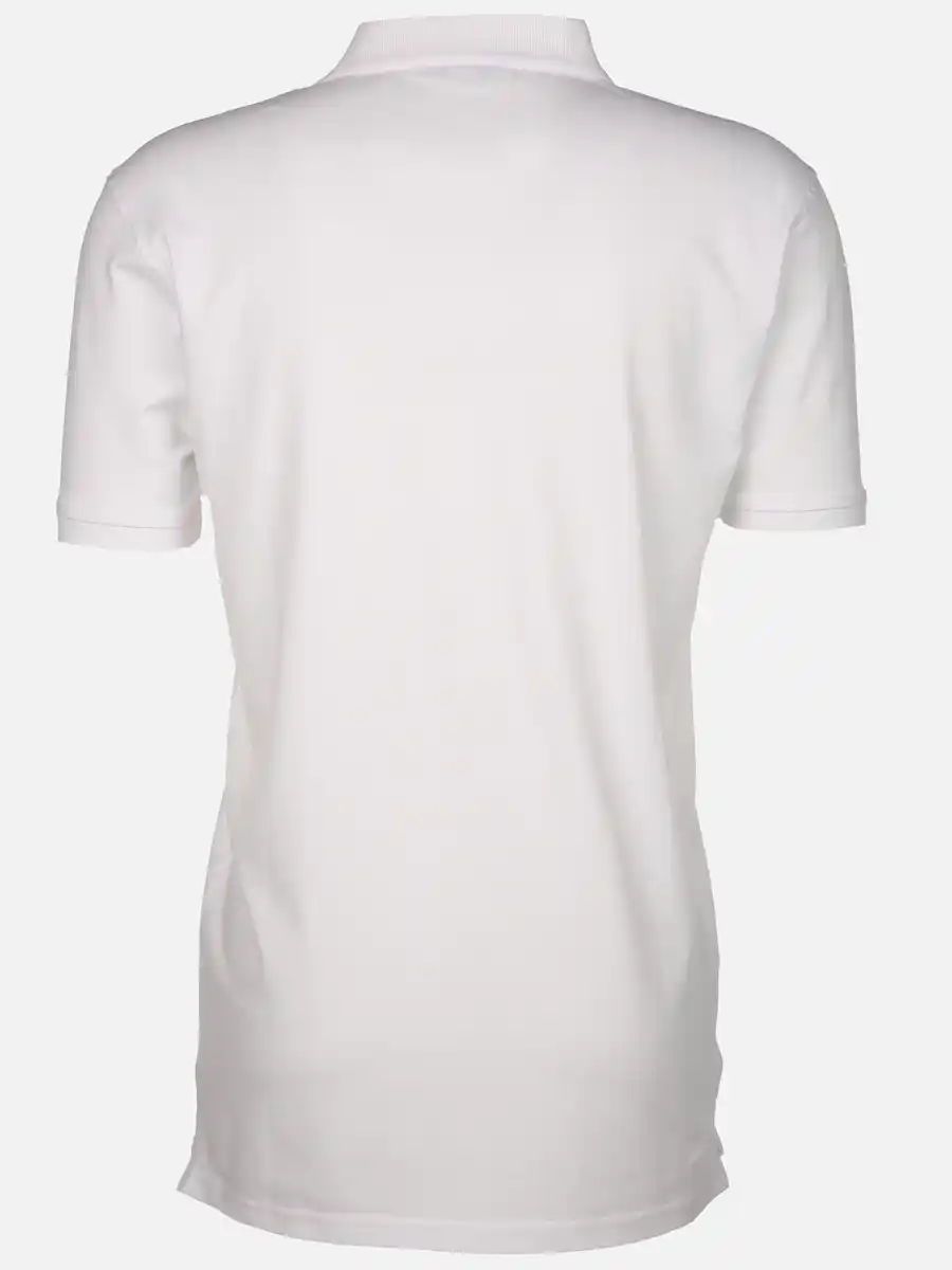 Bild 2 von Herren Poloshirt mit Stickerei Weiß