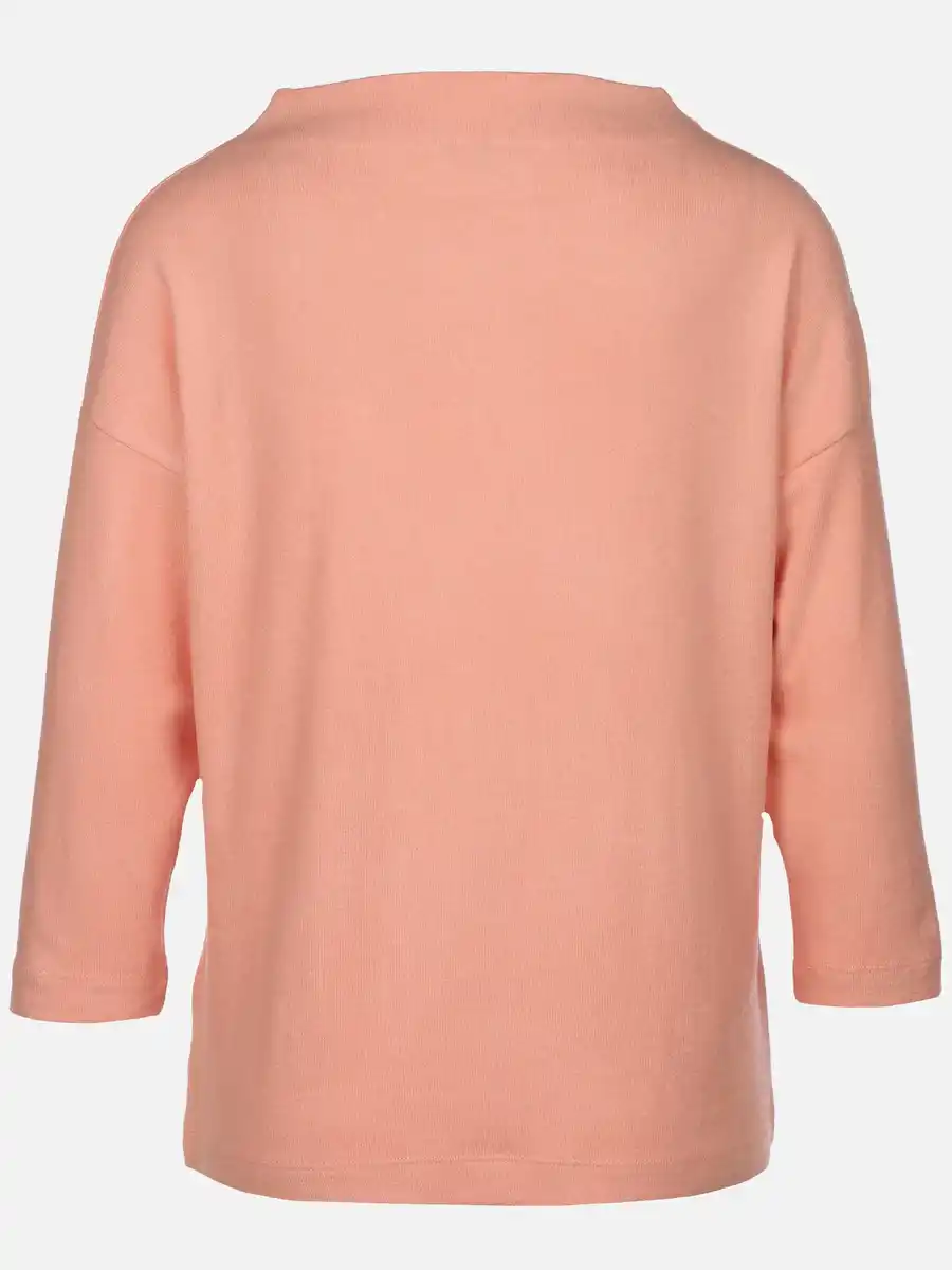 Bild 2 von Damen Flauschshirt mit 3/4 langem Arm Rosa