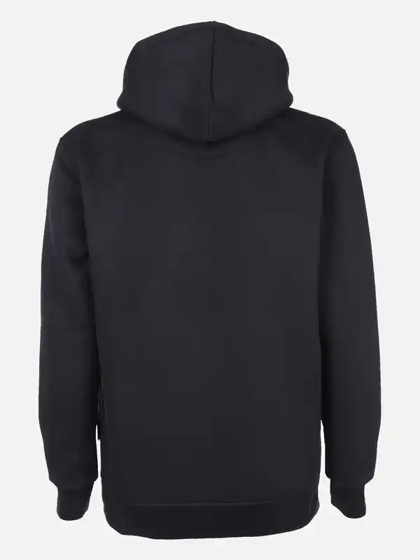 Bild 2 von Herren Kapuzensweatshirt unifarben Schwarz