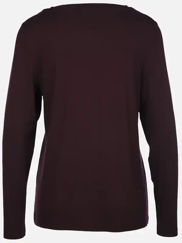 Bild 2 von Damen Langarmshirt mit Glitzerprint und Glitzernieten Lila