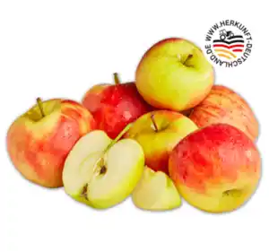Deutsche rote Äpfel